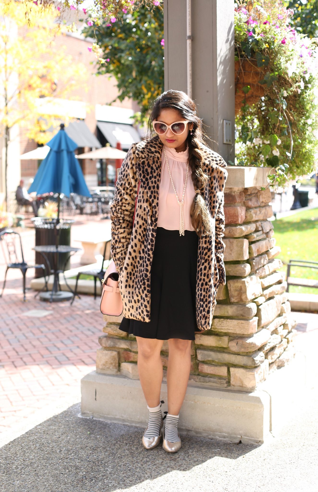 Leopard Print Coat Outfit by Top US Modest Fashion Blogger Dreaming Loud