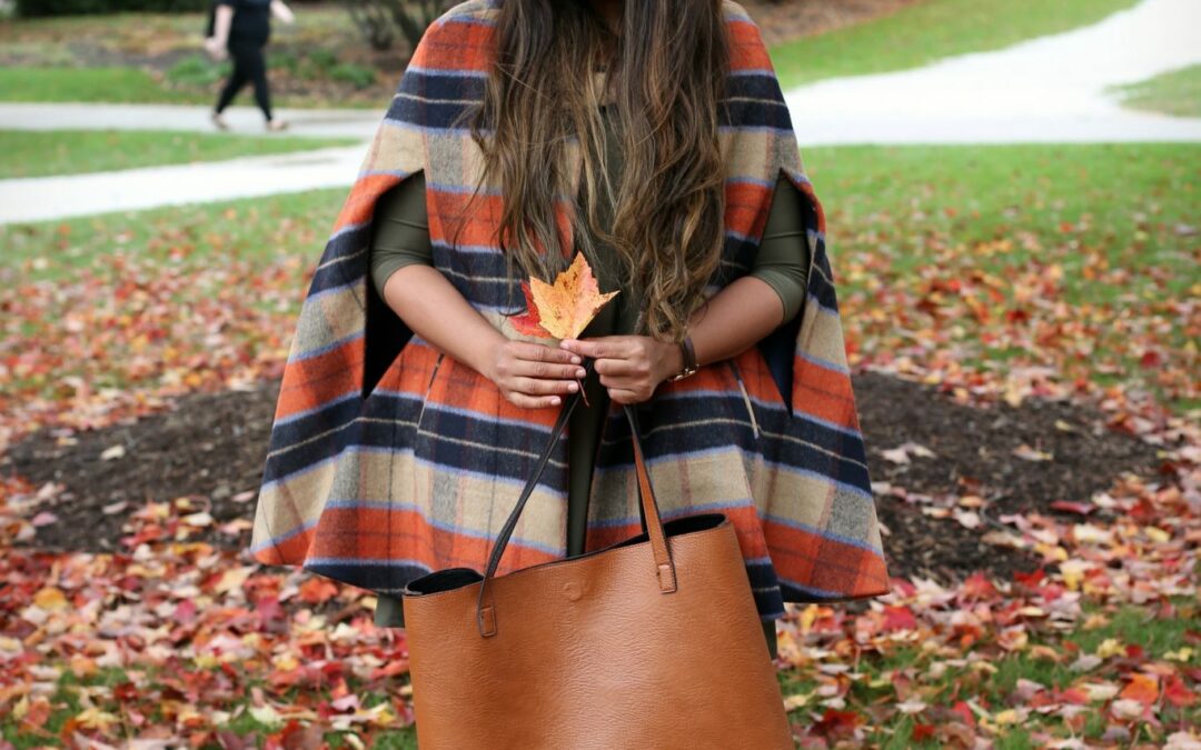 Plaid Cape Outfit