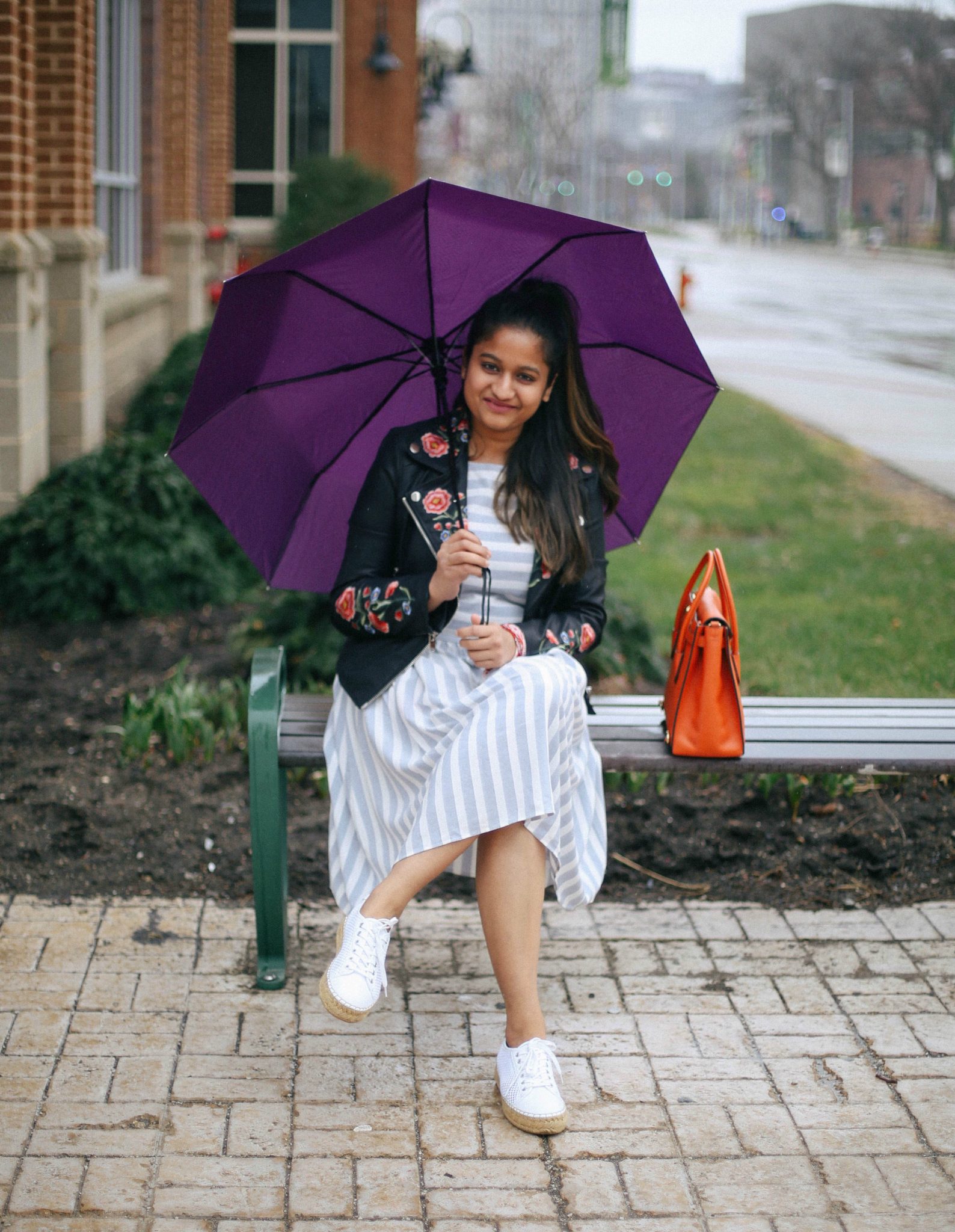 vera-moda-stripe-skater-dress - The Best Spring Summer Dresses featured by Ohio modest fashion blogger, Dreaming Loud