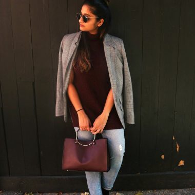 Lifestyle Blogger Suri of Dreaming Loud wearing gap for good Women Mid Rise Best Girlfriend Jeans