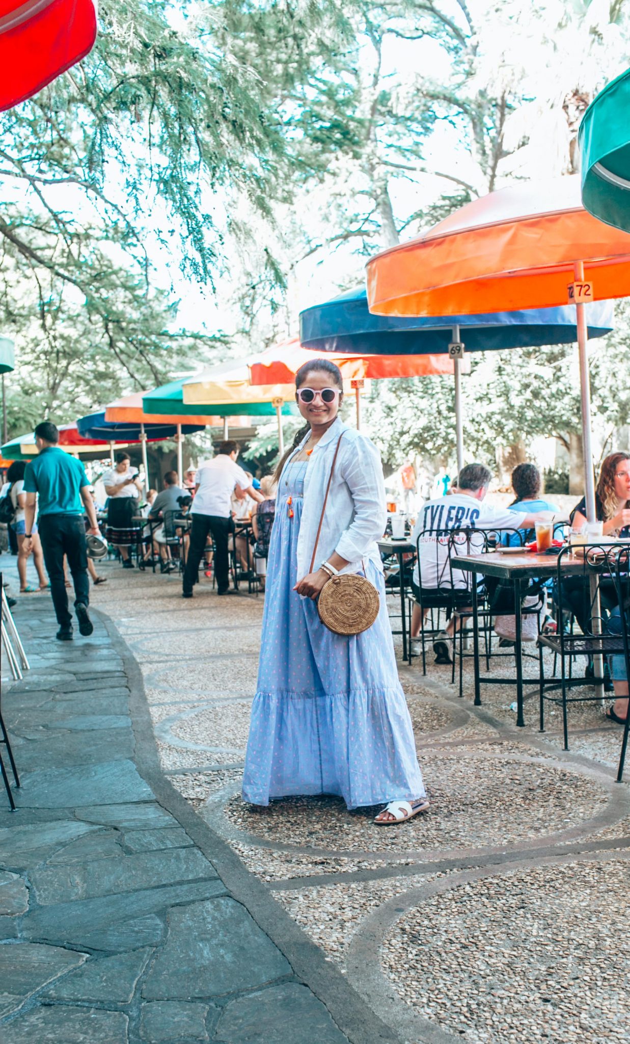 wearing Steven Greece Sandal- A Day in Austin and San Antonio -Attractions, Where to Eat and What to Wear featured by popular US travel blogger, Dreaming Loud