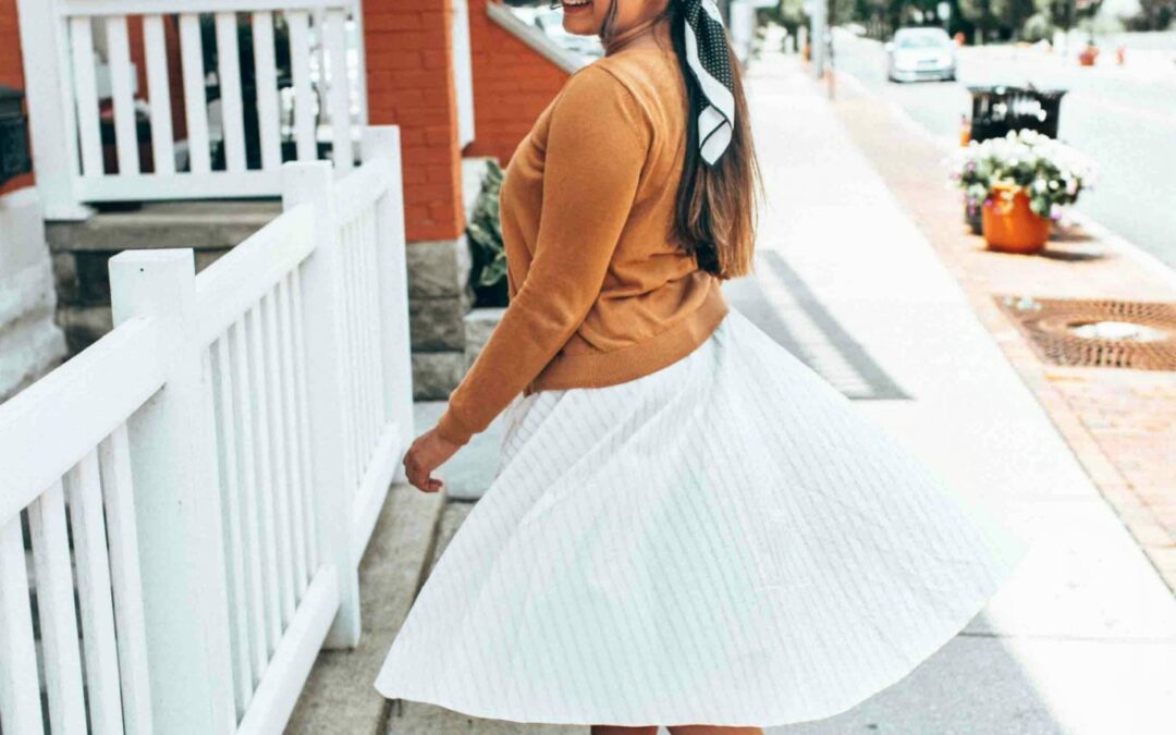 A Cute White Fit and Flare Dress for your Summer Workwear