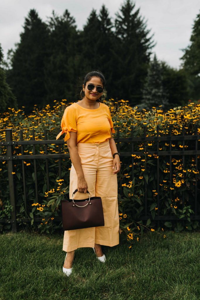 A Cute Orange Monochrome Outfit From the Ann Taylor Sale - Dreaming Loud