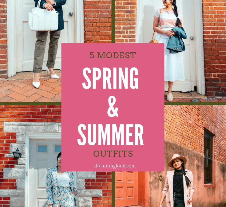 Trendy Modest Clothing: 5 Cute Modest Outfits for Spring & Summer