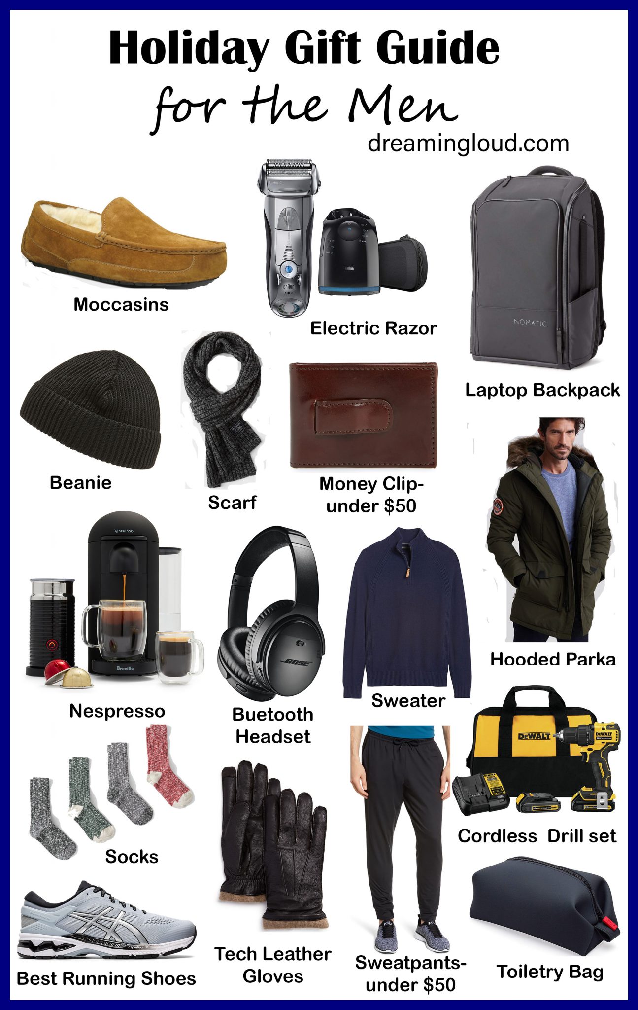 Best Gifts for Men 2019 featured by top US life and style blog, Dreaming Loud.