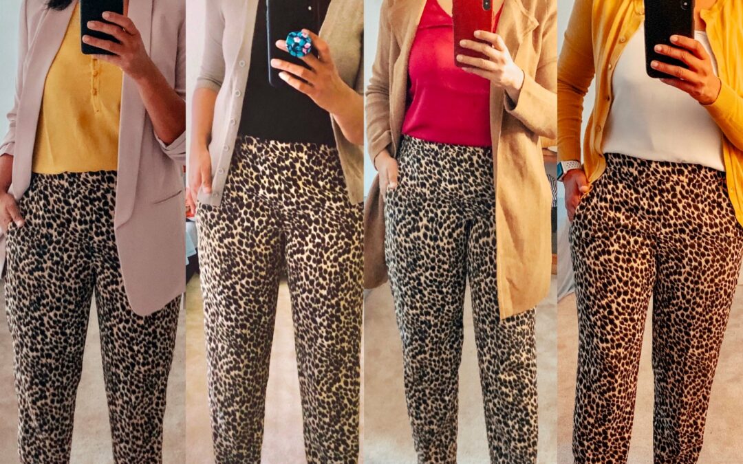 How to Wear Leopard Print Pants for the Office: 5 Cute Outfit Ideas