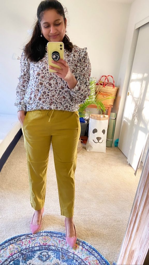 Yellow Pants Office Outfit - Dreaming Loud