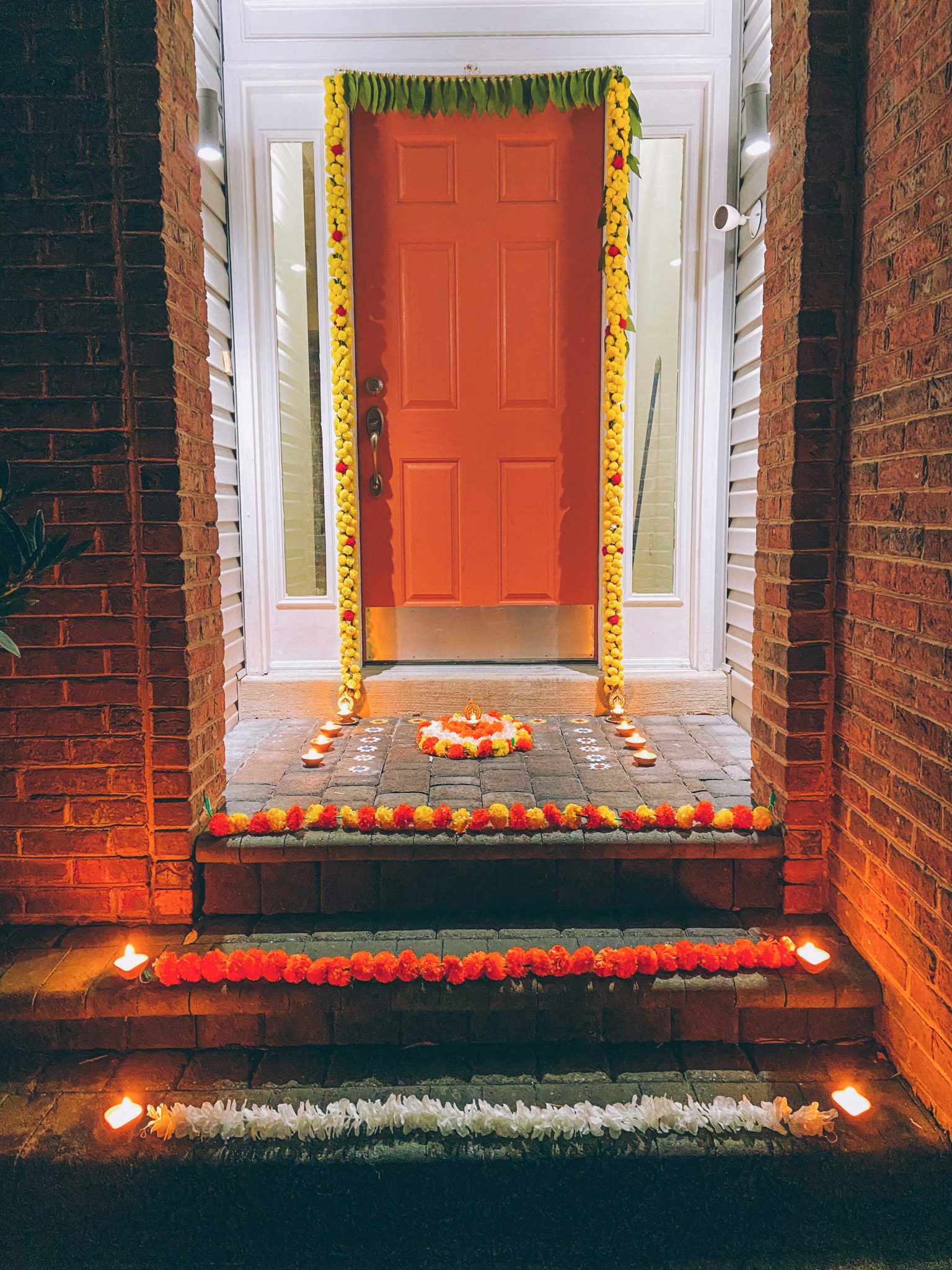 Easy Diwali decoration for your house entrance