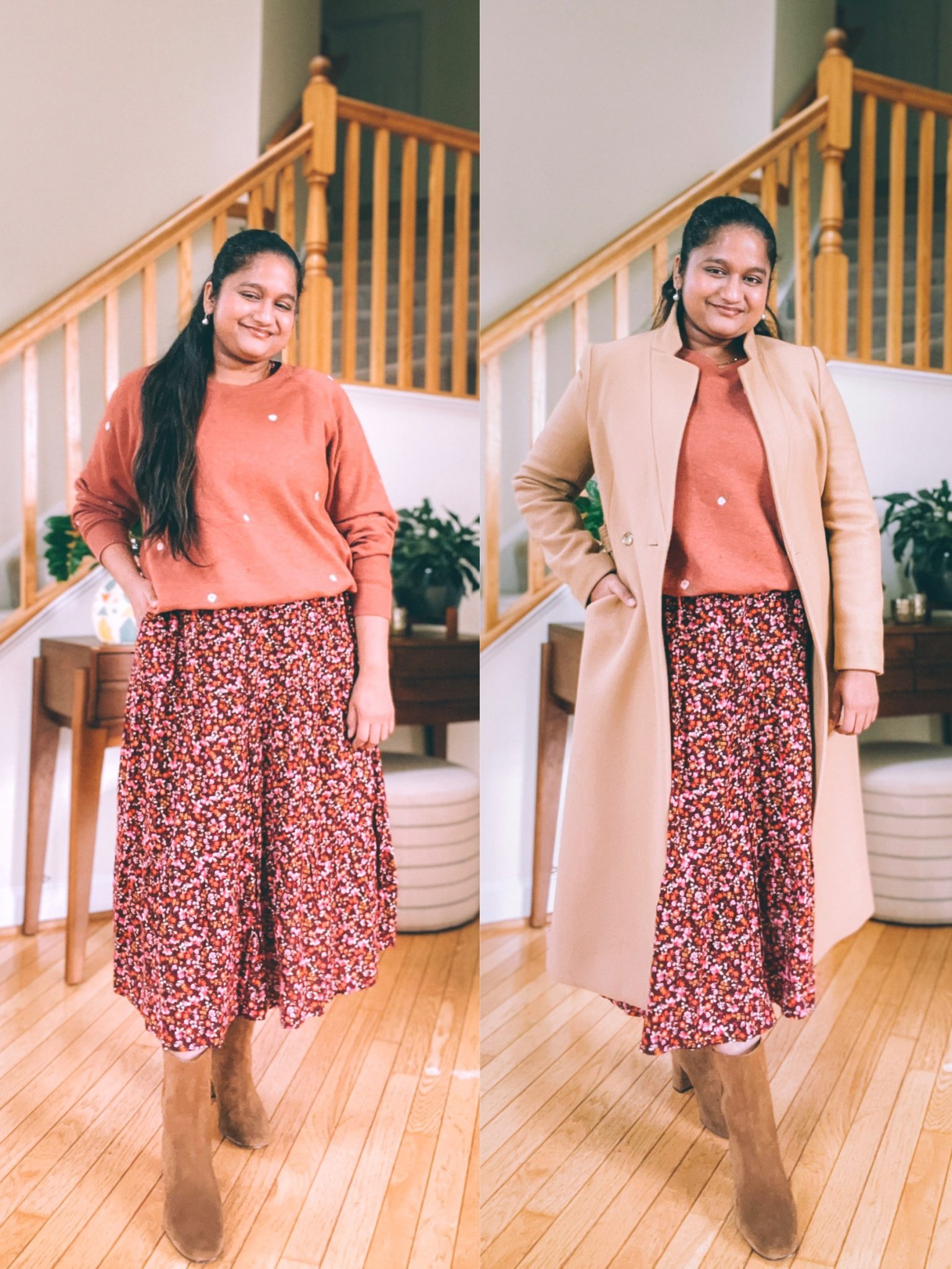 15 Modest Fall Outfit Ideas for Moms featured by top US modest fashion blogger, Dreaming Loud