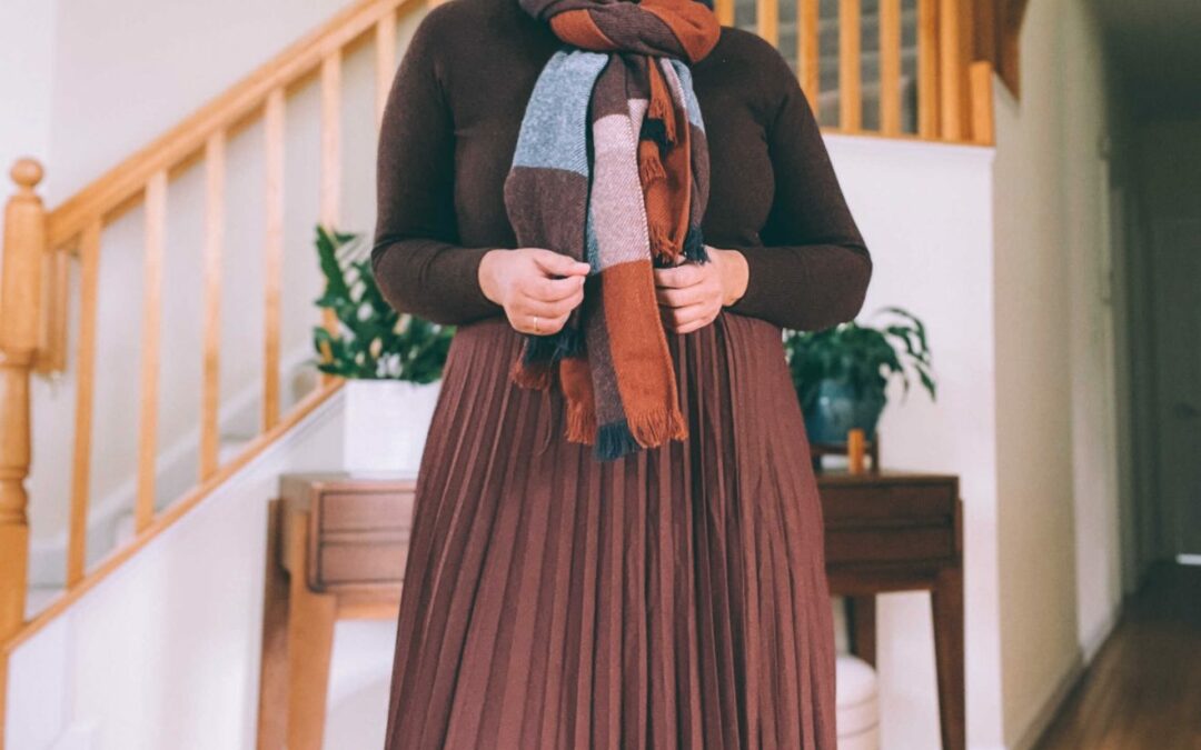 How to Style and Match a Blanket Scarf With your Modest Outfit