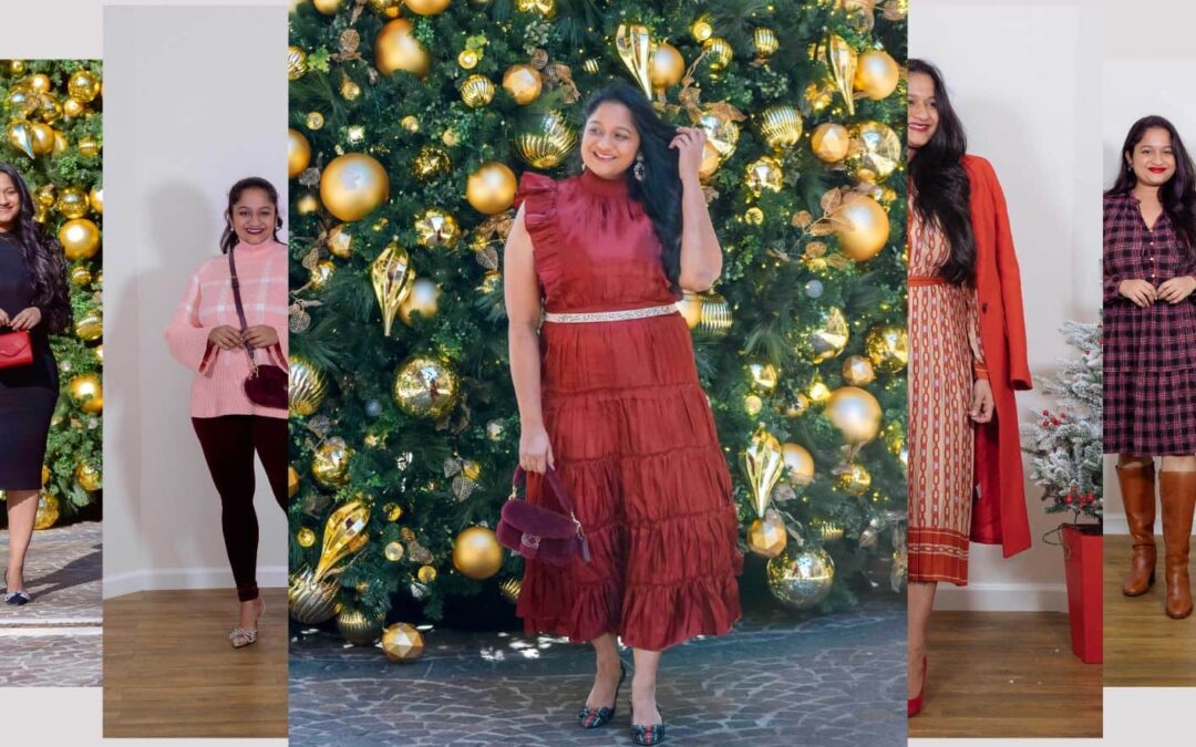 5 Dressy And Casual Christmas Party Outfit Ideas