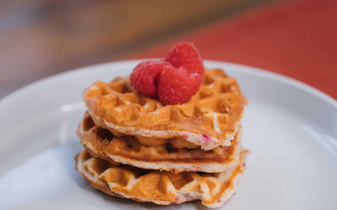 Valentine’s Day Greek Yogurt Waffles