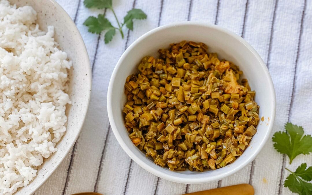 Toddler Friendly French Beans and Asparagus Curry Recipe