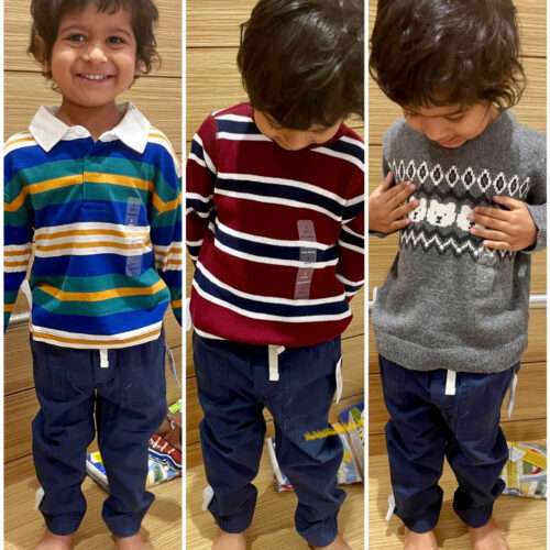 Toddler Boy Winter Fashion Essentials - Cozy Styles That promote Self-Dressing -wearing Gap Factory Toddler boy finds by Top US mom Blogger Dreaming Loud