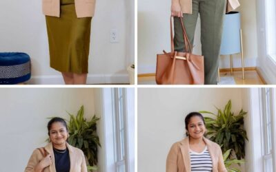 5 Ways To Wear A Sweater Blazer To Work by top US Modest Fashion Blogger Dreaming Loud