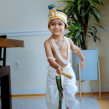 Little Krishna Outfits for Janmashtami Celebrations in the USA by Top US Mom Blogger Dreaming Loud