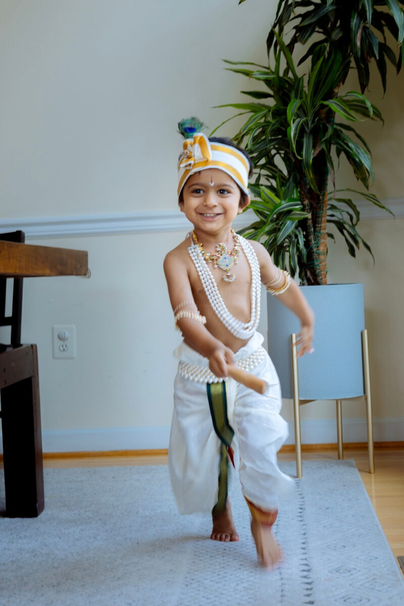 Little Krishna Outfits for Janmashtami Celebrations in the USA by Top US Mom Blogger Dreaming Loud