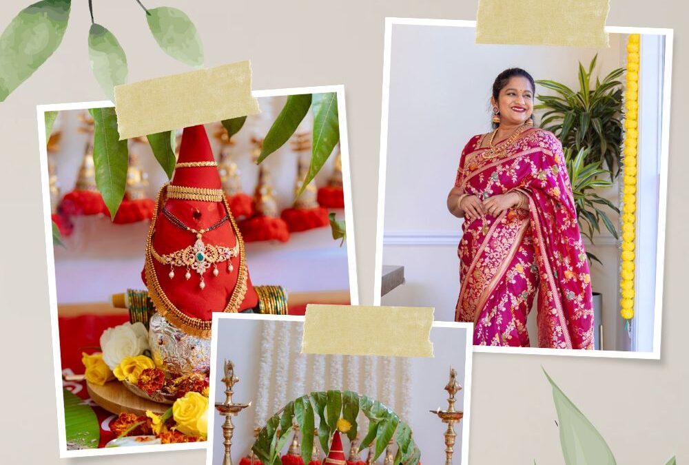 Varalakshmi Vratham In USA-Simple Decor, Puja Checklist and Process I follow