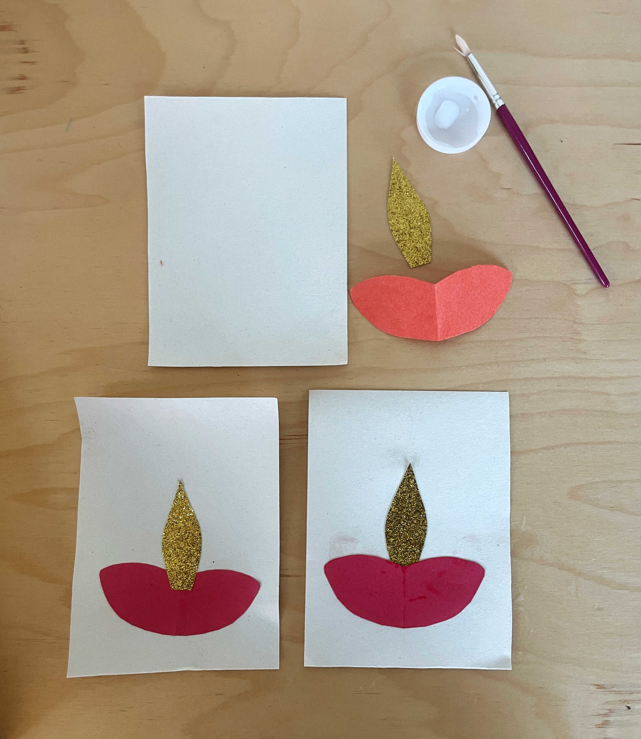 Easy Diwali Activities for Kids- DIY Diwali Greeting by Top US mom Blogger Dreaming Loud