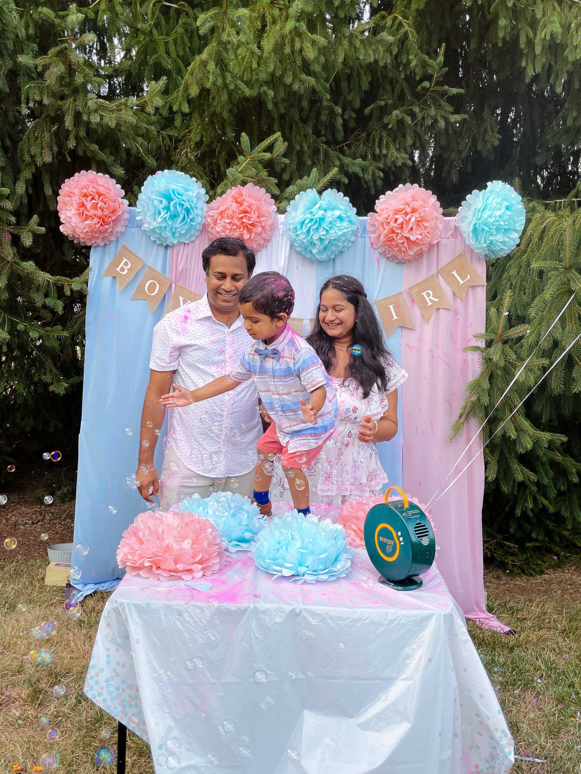 Our Sweet and Simple Gender Reveal Party by Top US Mom Blogger Dreaming Loud