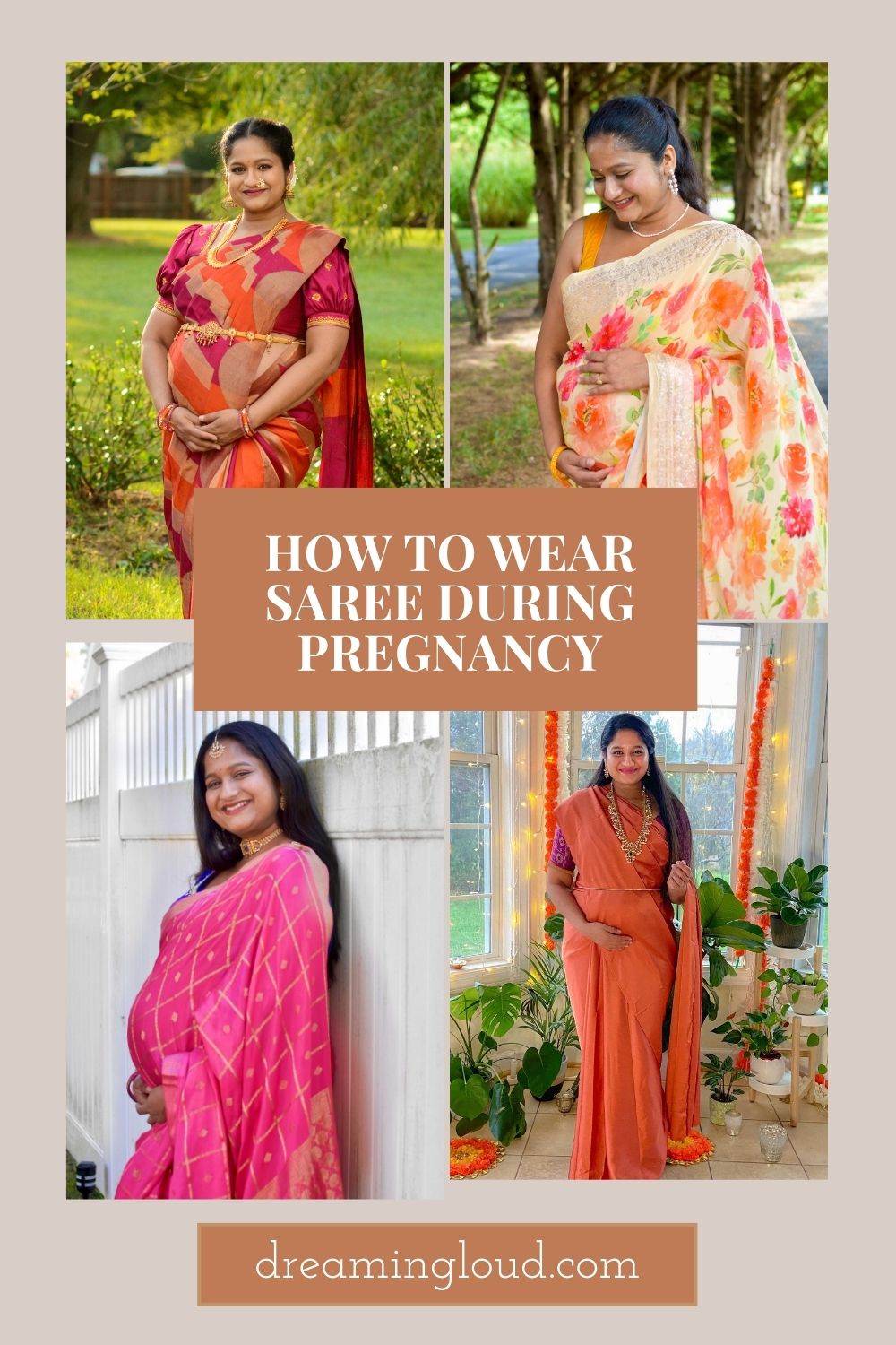 How to wear Saree During Pregnancy Top Saree Weaves and Fabrics to Embrace During Pregnancy by Top US Indian Blogger Dreaming Loud